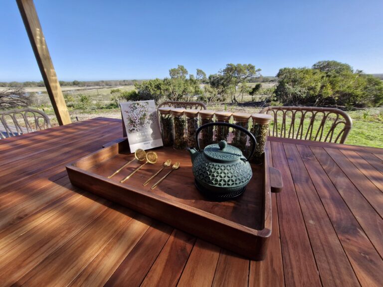 Fynbos Tea selection at the Rooikat Safari Collection Self Catering Houses